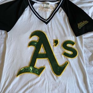 VS PINK Oakland A’s Mesh Jersey